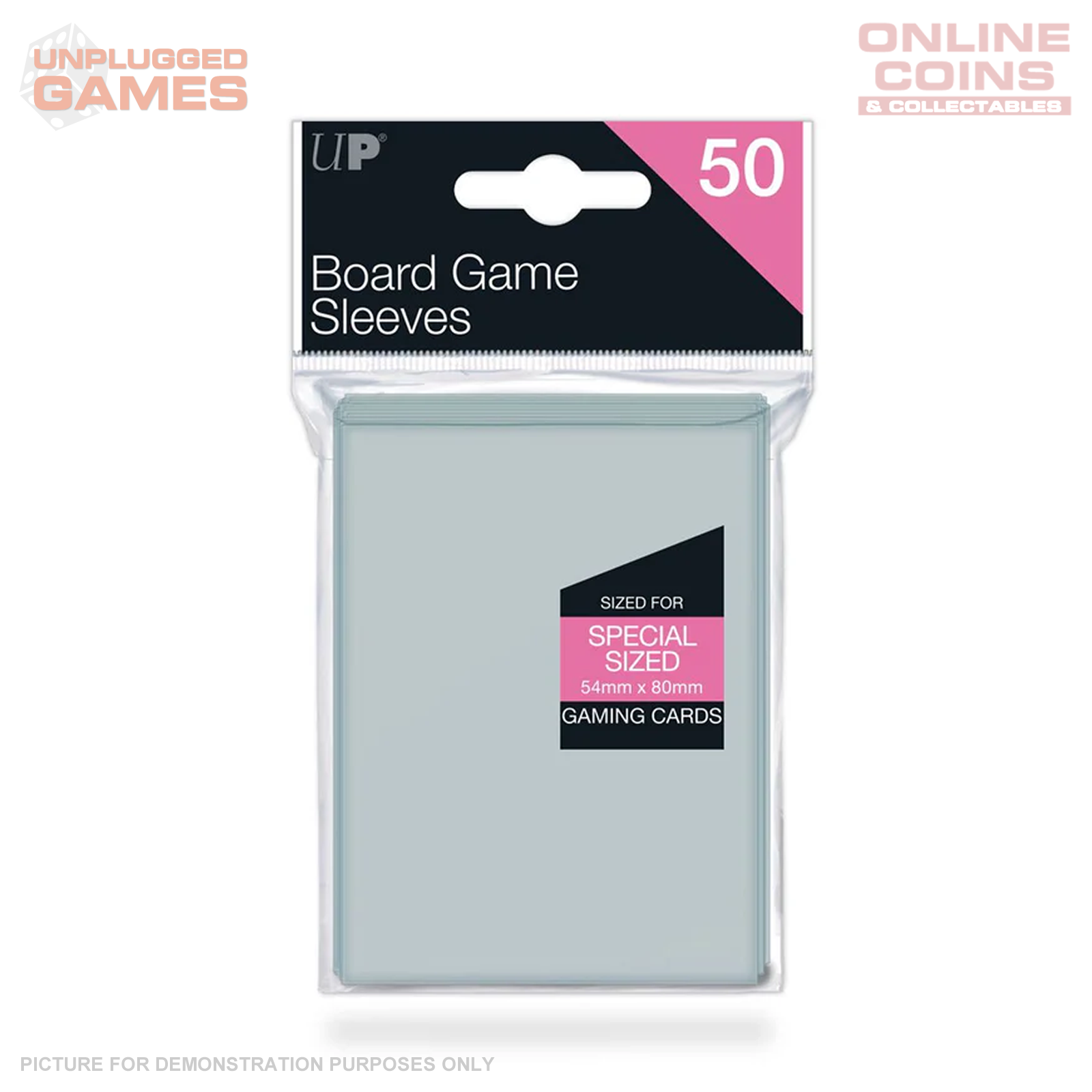 Ultra Pro 54mm X 80mm Board Game Sleeves 50ct